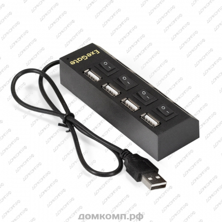 USB-Разветвитель ExeGate DUB-42SW недорого. домкомп.рф